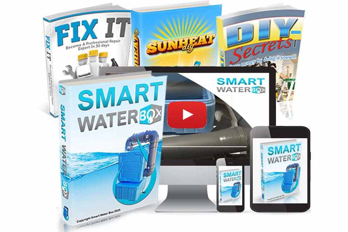 Smart Water Box guide with bonus guides, viewable on desktop, tablet, and phone